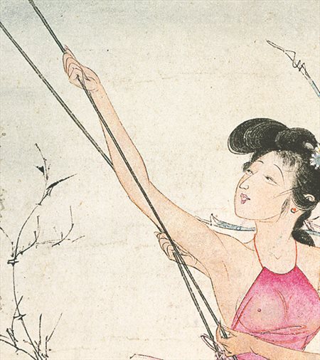 兴安县-胡也佛的仕女画和最知名的金瓶梅秘戏图